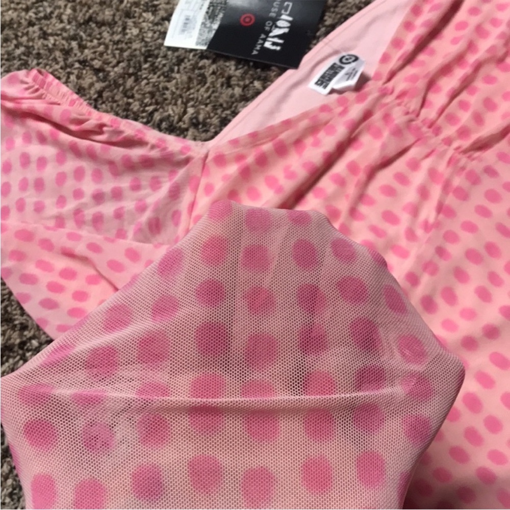 Pink Long Sleeve Midi A-Line Dress Various Sizes | NWT House of Aama - Picture 8 of 11
